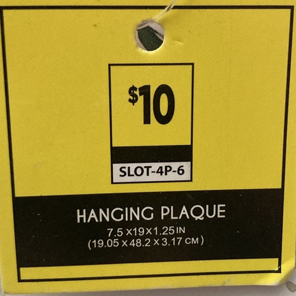 Hanging Plaque - Picture 2 of 2